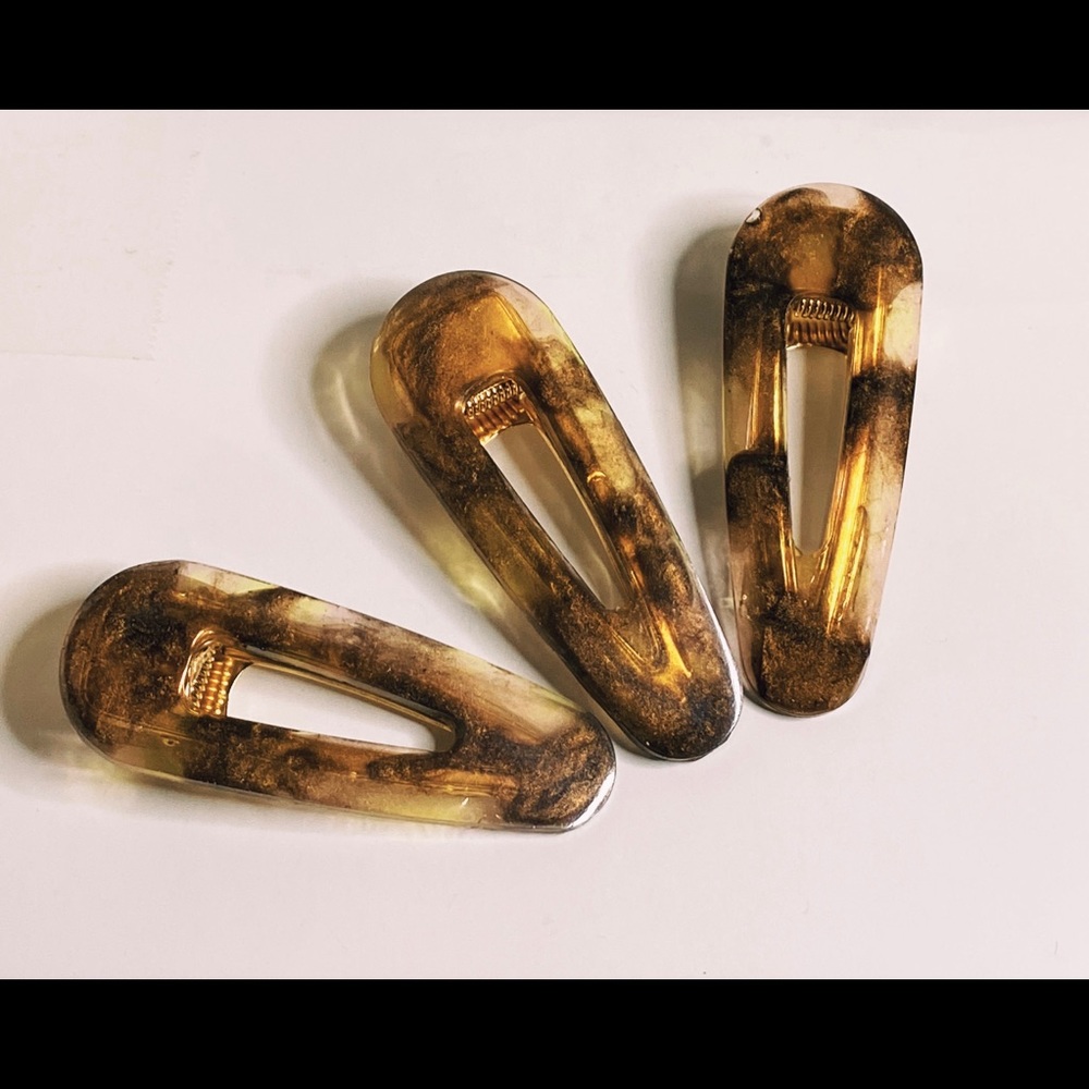 Hair Clips - Sunny Tortoise Collection